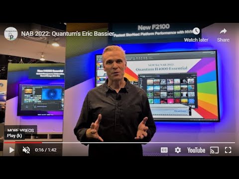 NAB 2022: Quantum's Eric Bassier