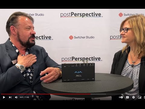 NAB 2022: AJA's Bryce Button