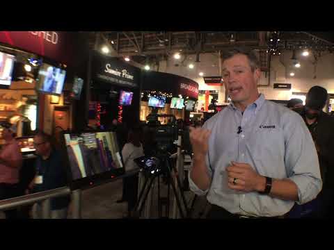 NAB 2019: Canon's Peter Marr