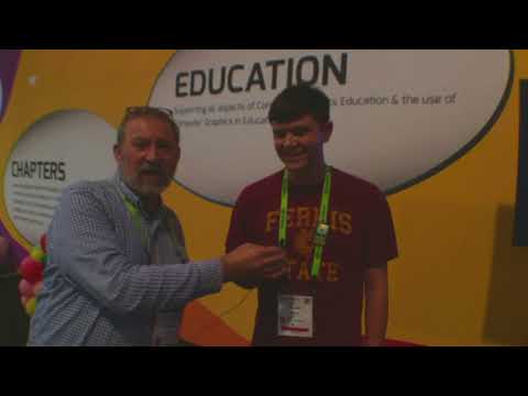 SIGGRAPH: Dr. William Joel and student Blake Miglio