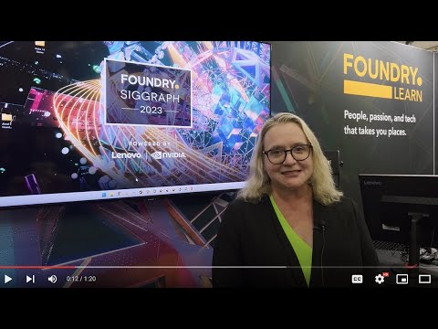 SIGGRAPH 2023: Foundry's Jen Goldfinch